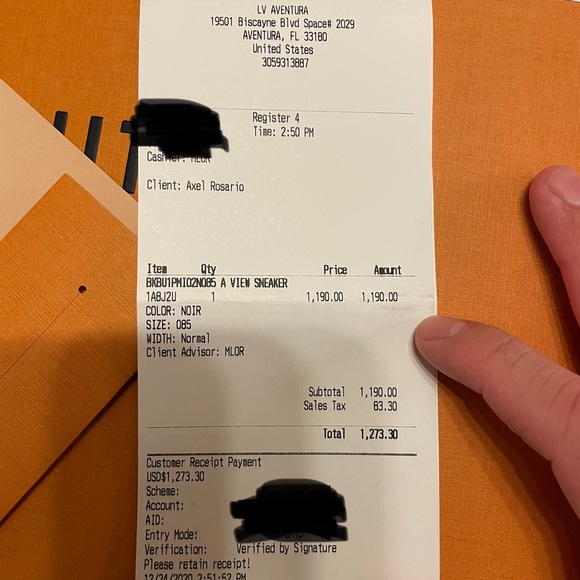 Louis Vuitton Lucien Clarke a view sneaker Sz 9.5 - Picture 2 of 9